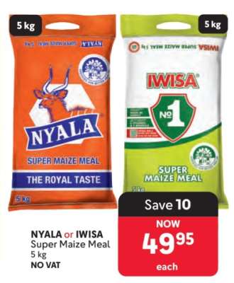 NYALA OR IWISA Super Maize Meal