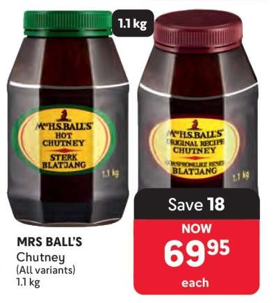 MRS BALL'S CHUTNEY