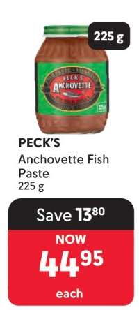 PECK’S Anchovette Fish Paste