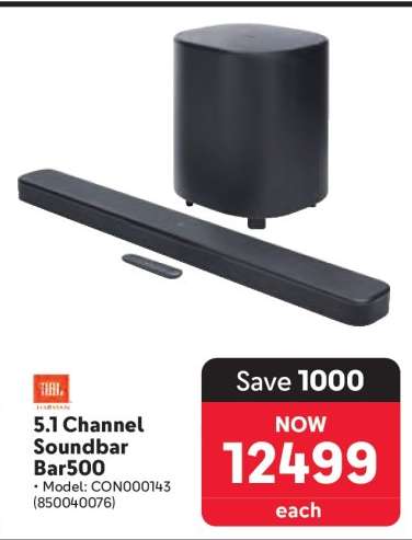 5.1 Channel Soundbar Bar500