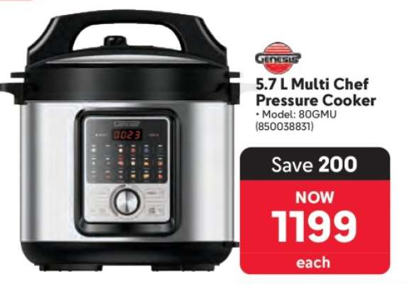5.7 L Multi Chef Pressure Cooker