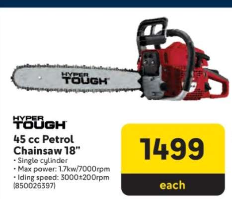 Hyper Tough 45 cc Petrol Chainsaw 18”
