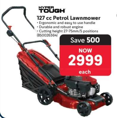 Hyper Tough 127 cc Petrol Lawnmower