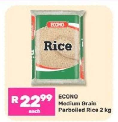ECONO Medium Grain Parboiled Rice 2 kg