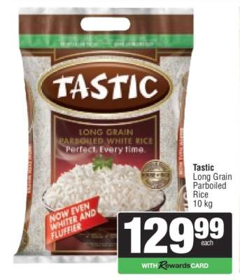 Tastic Long Grain Parboiled Rice