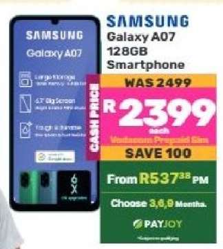 Samsung Galaxy A07 128GB Smartphone