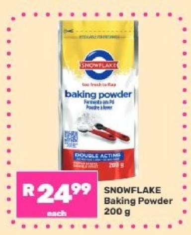 SNOWFLAKE Baking Powder 200 g