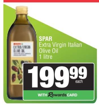 SPAR Extra Virgin Italian Olive Oil