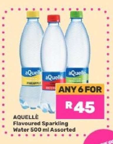 aQuellè Flavoured Sparkling Water 500 ml Assorted