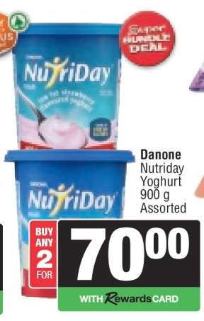 Danone Nutriday Yoghurt