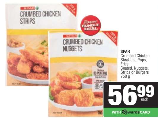 SPAR Crumbed Chicken