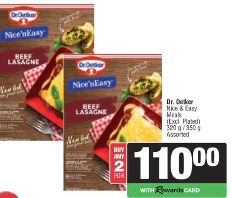 Dr. Oetker Nice & Easy Meals
