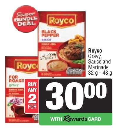 Royco Gravy, Sauce and Marinade