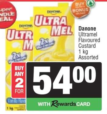 Danone Ultramel Flavoured Custard