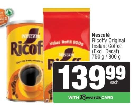 Nescafé Ricoffy Original Instant Coffee