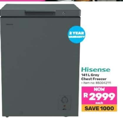 Hisense 141 L Grey Chest Freezer