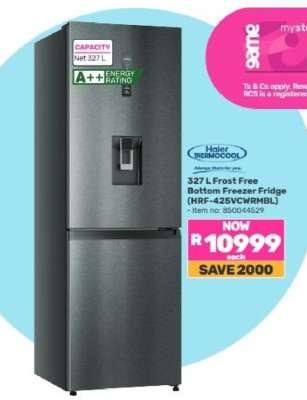 327 L Frost Free Bottom Freezer Fridge (HRF-425VCWMBL)