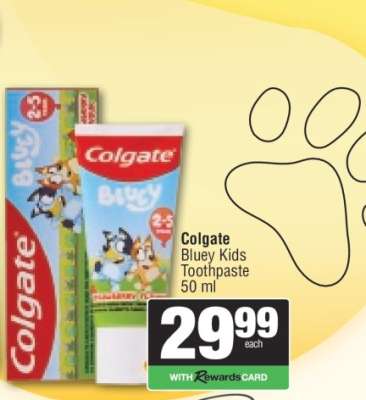 Colgate Bluey Kids Toothpaste