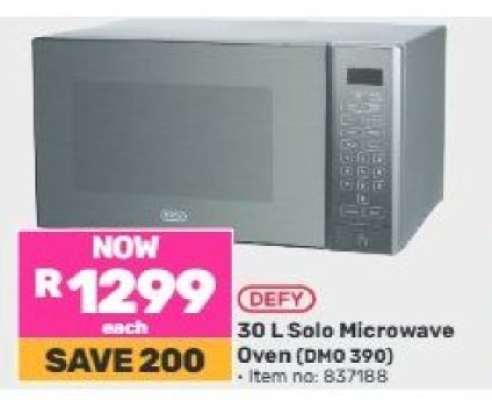 DEFY 30 L Solo Microwave Oven (DMO 390)