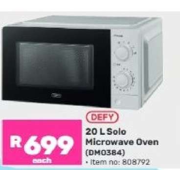 20 L Solo Microwave Oven
