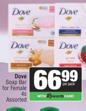 Dove Soap Bar for Female 4s Assorted