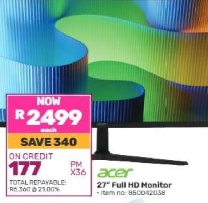 Acer 27" Full HD Monitor