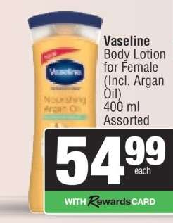 Vaseline Body Lotion for Female
