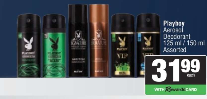 Playboy Aerosol Deodorant