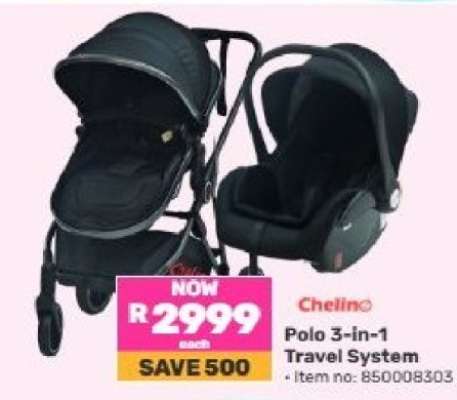 Chelino Polo 3 In 1 Travel System