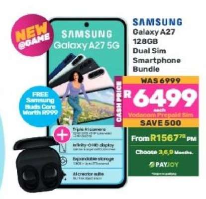 Samsung Galaxy A27 128GB Dual Sim Smartphone Bundle
