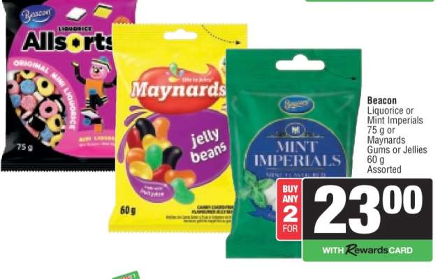 Beacon Liquorice or Mint Imperials