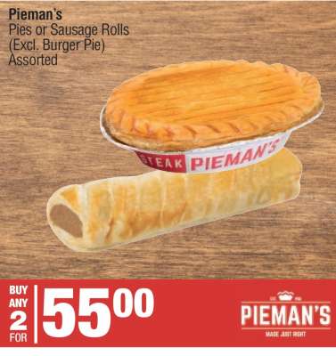 Pieman's Pies or Sausage Rolls