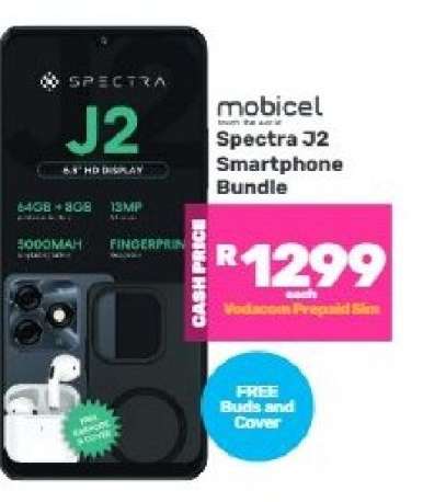 Spectra J2 Smartphone Bundle