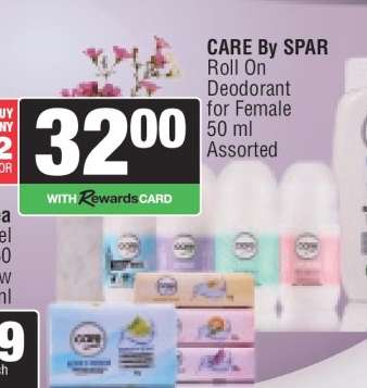 CARE By SPAR Roll On Deodorant for Female