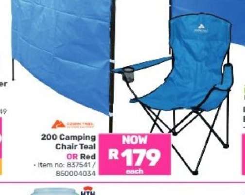 200 Camping Chair Teal OR Red