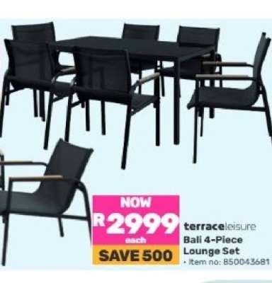 Bali 4-Piece Lounge Set