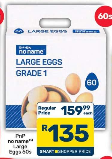 PnP no name Large Eggs 60s