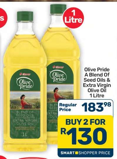 Olive Pride A Blend Of Seed Oils & Extra Virgin Olive Oil 1 Litre