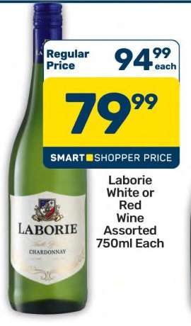 Laborie White or Red Wine