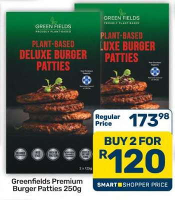 Greenfields Premium Burger Patties 250g