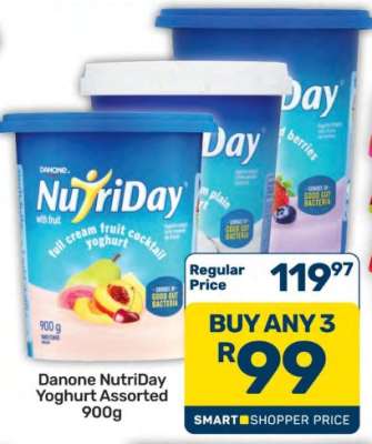 Danone NutriDay Yoghurt Assorted 900g