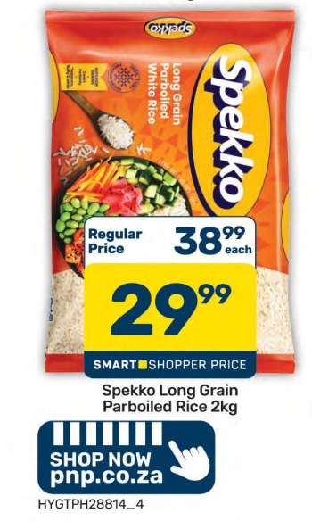 Spekko Long Grain Parboiled Rice-2Kg