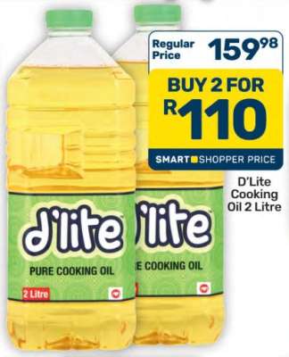 D'Lite Cooking Oil 2 Litre