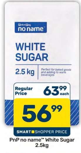 PnP no name™ White Sugar 2.5kg