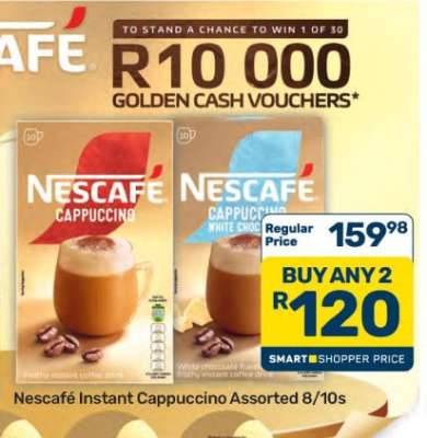 Nescafé Instant Cappuccino Assorted 8/10s