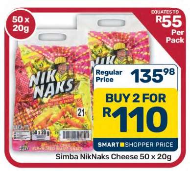 Simba NikNaks Cheese 50 x 20g