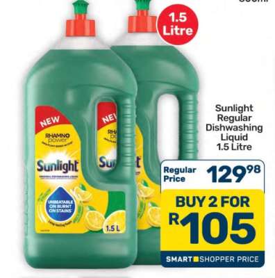 Sunlight Regular Dishwashing Liquid 1.5 Litre