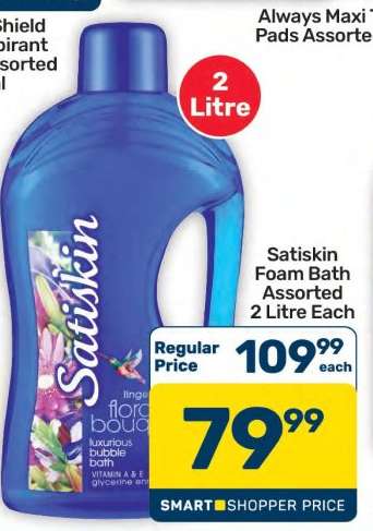 Satiskin Foam Bath Assorted