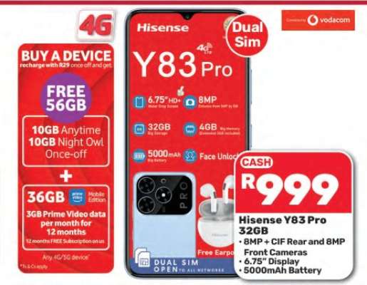 Hisense Y83 Pro 32GB