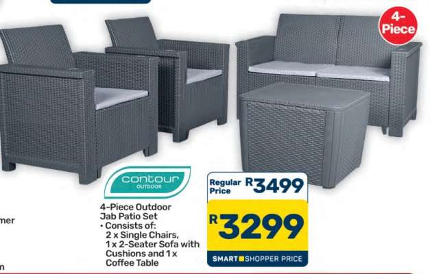 4-Piece Outdoor Jab Patio Set
